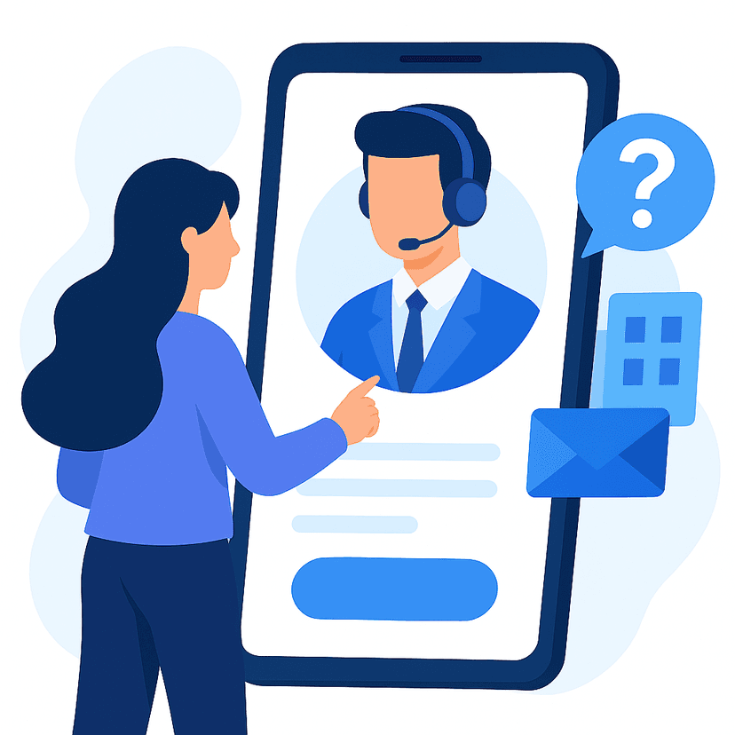 אילוסטרציית צור קשר